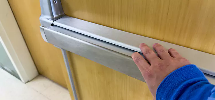 Installing a Push Bar on a Door East Hartford